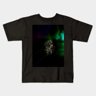 Digital collage and special processing. Hand pointing to some mystic castle. So beautiful. Very dark. Green. Kids T-Shirt